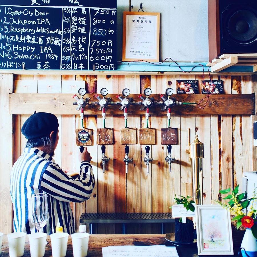 Bakushuku Den Guest House Brew Мацуяма Экстерьер фото